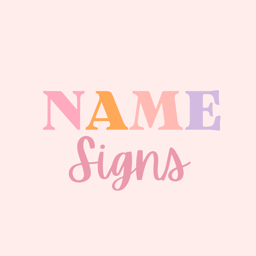 Custom Name Plaques β Little Acrylic Co