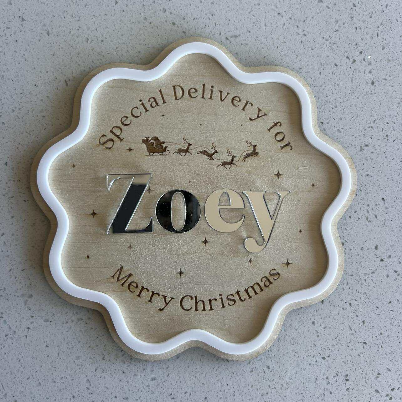 PRE ORDER “Celebration” Individual Plaque  *Ready Second Week of December*