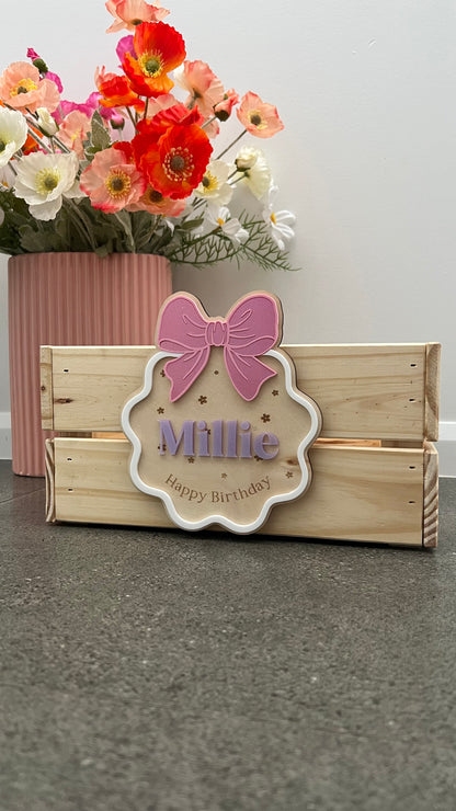 PRE ORDER “Celebration Plaque” Set of 3 *Ready Second Week of December*