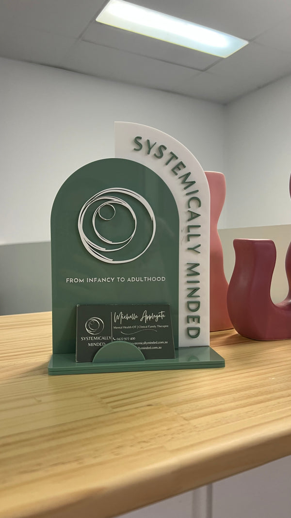 Business Card Signs – Little Acrylic Co