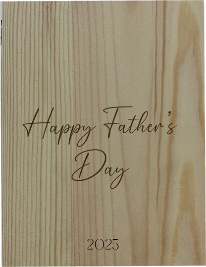 Wooden plaque with 'Happy Father's Day